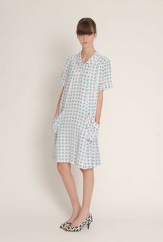 SS13 BLOCKED WORKSHOP DRESS - Other Image